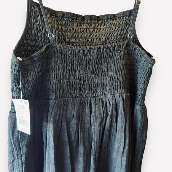 CRYSTAL DOLL Women's Black Adjustable Straps Short Dress Juniors XL - Picture 8 of 14